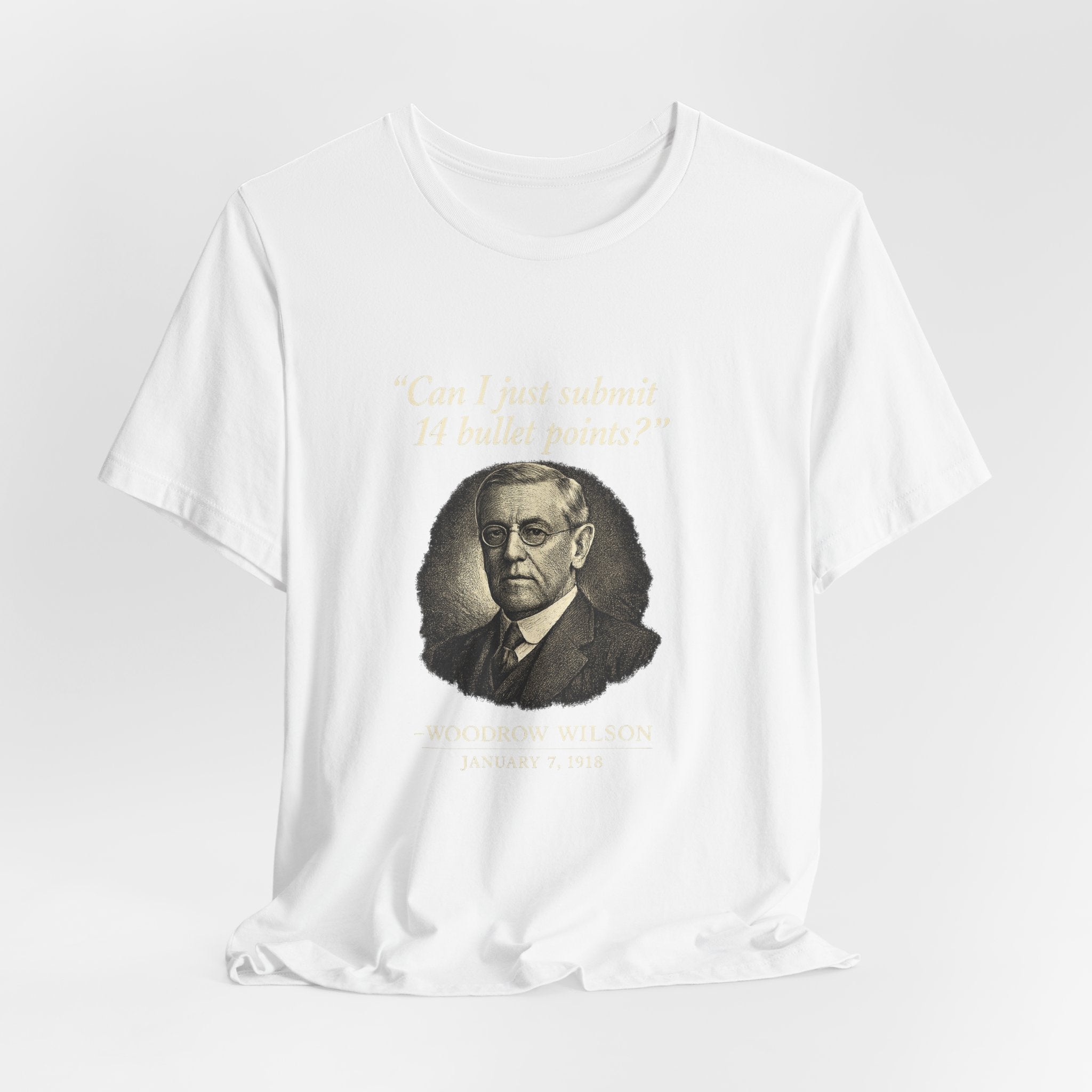 Woodrow Wilson Fourteen Points Procrastination Premium Tee