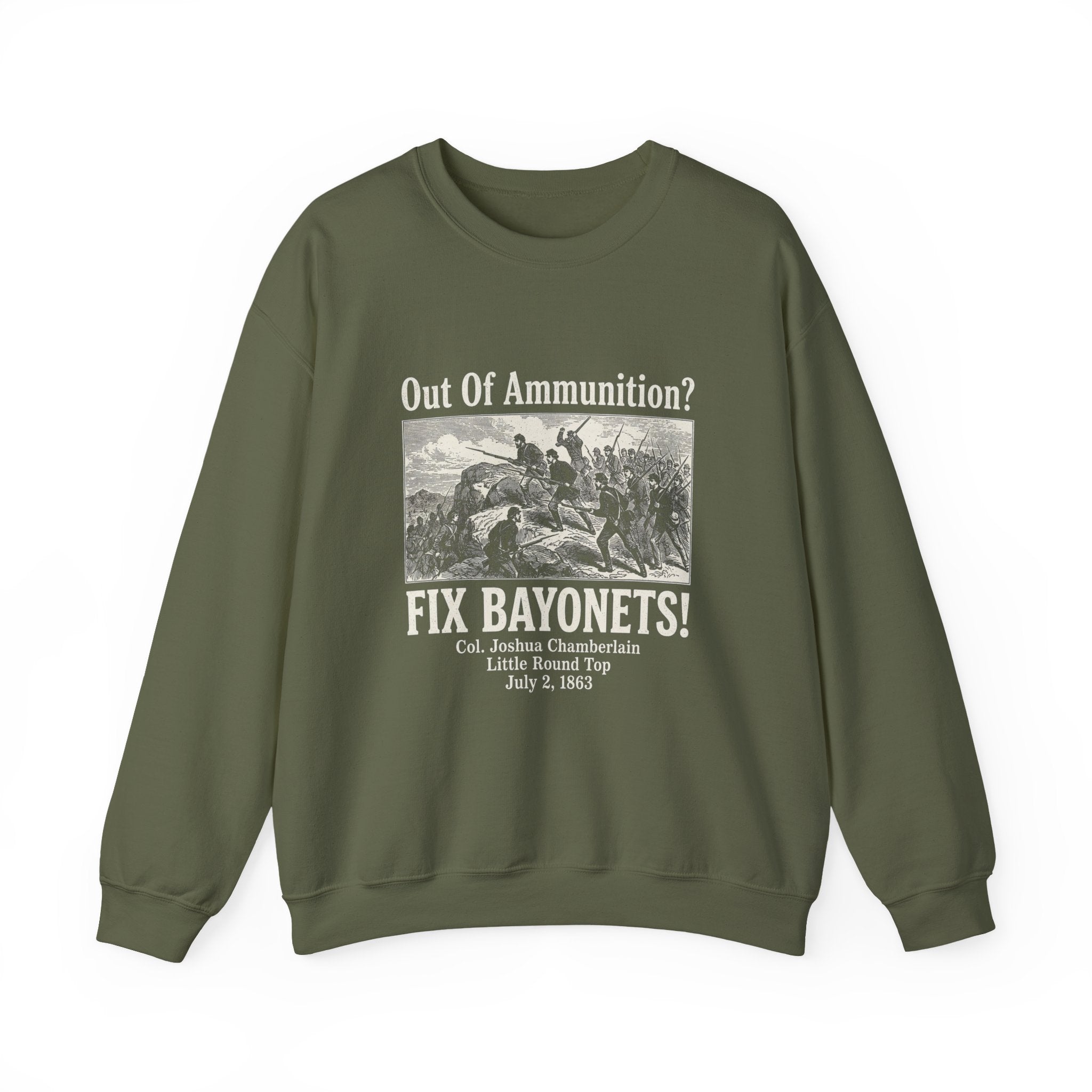 Out of Ammunition Fix Bayonets Sweatshirt