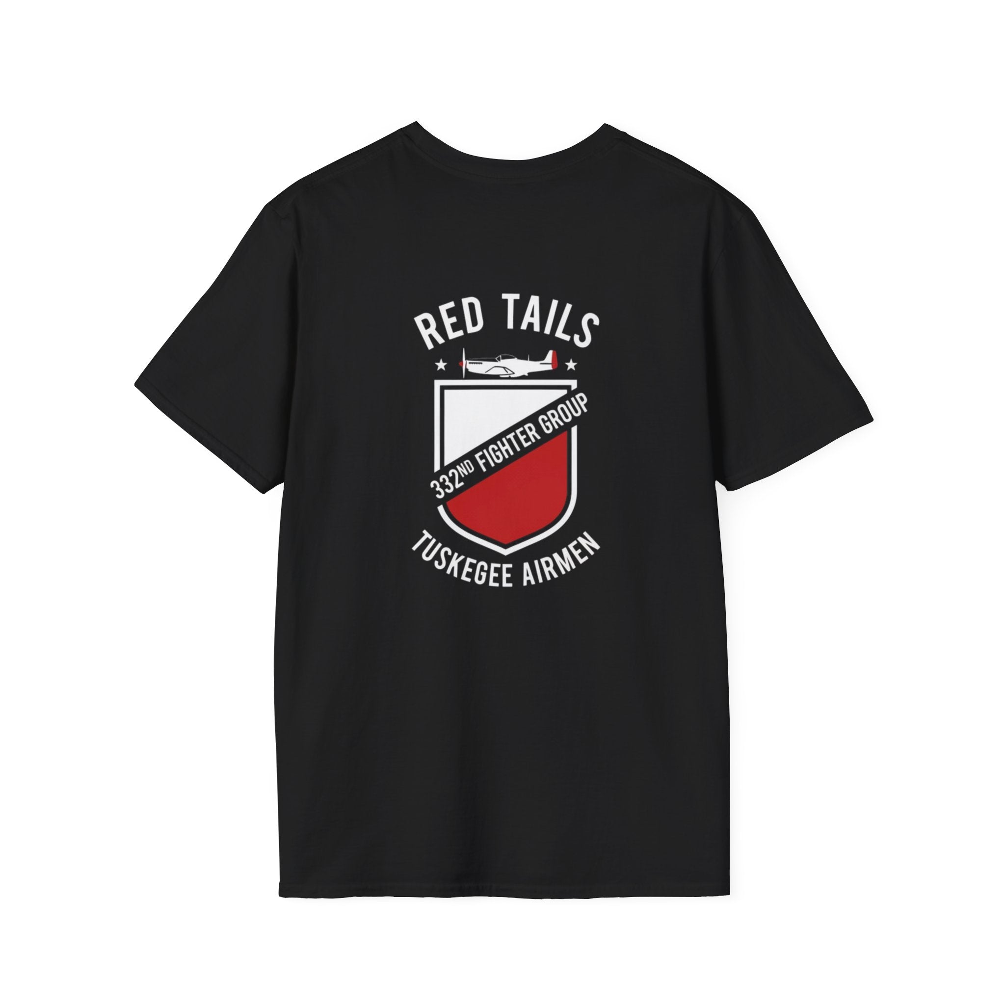 Red Tails 332nd Fighter Group Back Print T-Shirt