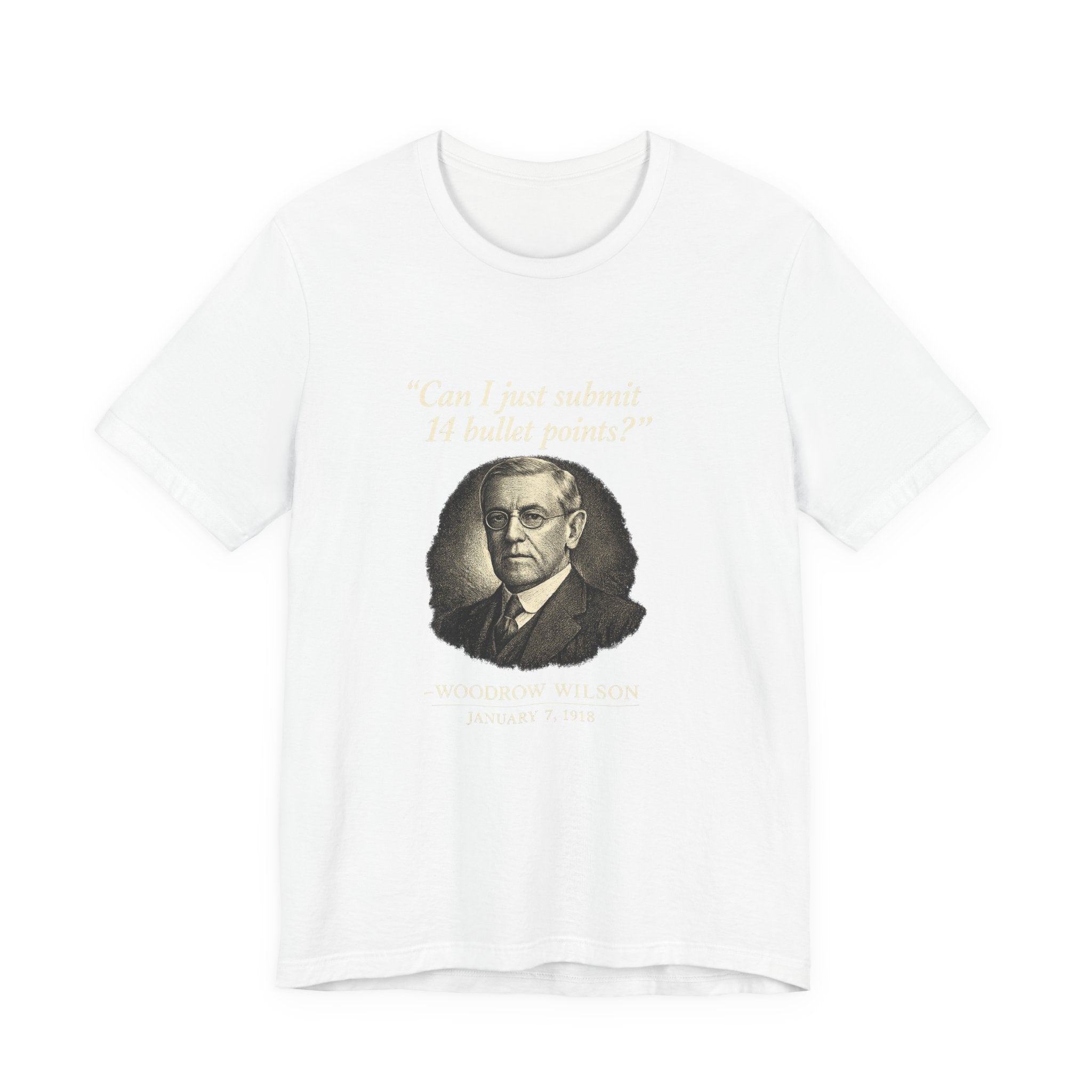 Woodrow Wilson Fourteen Points Procrastination Premium Tee