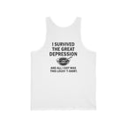 Great Depression Back Print Tank Top