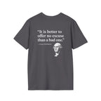 George Washington No Excuse Back Print T-Shirt