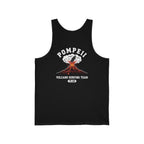 Pompeii Volcano Surfing Team Back Print Tank Top
