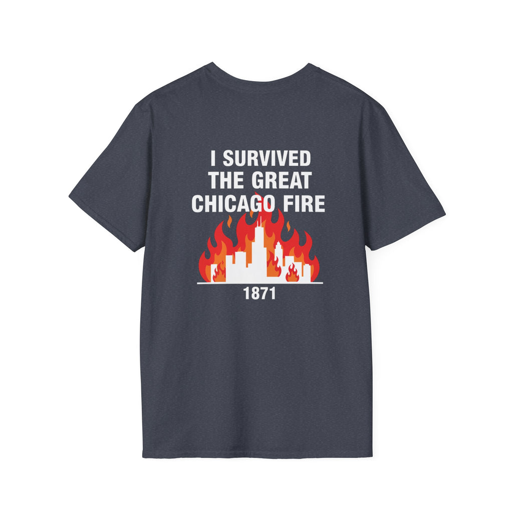 Great Chicago Fire Classic Back Print T-Shirt