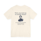 Mcclellan Antietam Attack Back Print Premium Tee