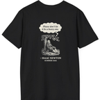 Newton Gravity Anxiety Back Print T-Shirt - Black back