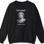 Alexander The Average Good Enough Back Print Sweatshirt - Black back
