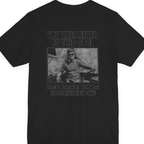 Jfk Yacht Sunglasses Flex Back Print Premium Tee - Black back