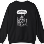 First Phone Call Panic Back Print Sweatshirt - Black back