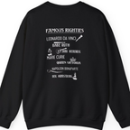 Famous Righties Back Print Sweatshirt - Black back