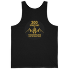 Spartans Thermopylae Back Print Tank Top - Black back