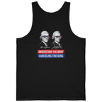 Jefferson Hancock Canceling The King Back Print Tank Top - Black back