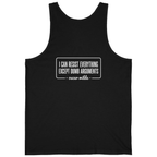 Oscar Wilde Quote Back Print Tank Top - Black back