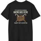 Maritime Cancel Culture Back Print T-Shirt - Black back