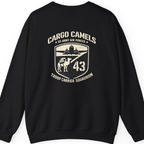 Cargo Camels WWII Usaaf Troop Back Print Sweatshirt - Black back