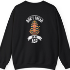 Cleopatra Asp Back Print Sweatshirt - Black back