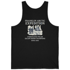 Franklin Arctic Expedition Escape Room Back Print Tank Top - Black back