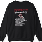 The Black Death European Tour Back Print Sweatshirt - Black back