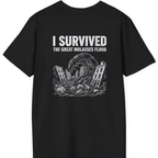 Great Molasses Flood Back Print T-Shirt - Black back