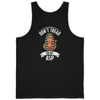 Cleopatra Asp Back Print Tank Top - Black back