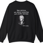 Locke New Opinions Back Print Sweatshirt - Black back
