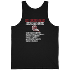 The Black Death European Tour Back Print Tank Top - Black back