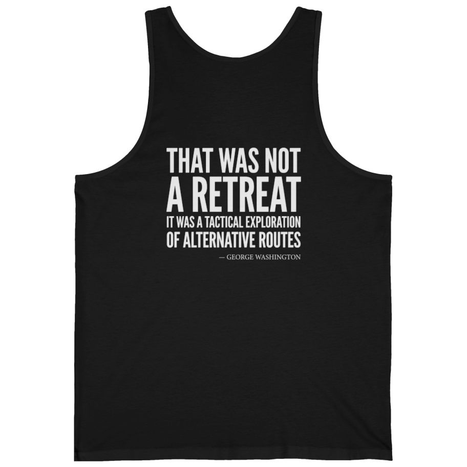 Washington Strategic Relocation Back Print Tank Top - Black back