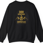 Spartans Thermopylae Back Print Sweatshirt - Black back
