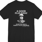 Patton Good Plan Back Print Premium Tee - Black back