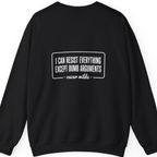 Oscar Wilde Quote Back Print Sweatshirt - Black back