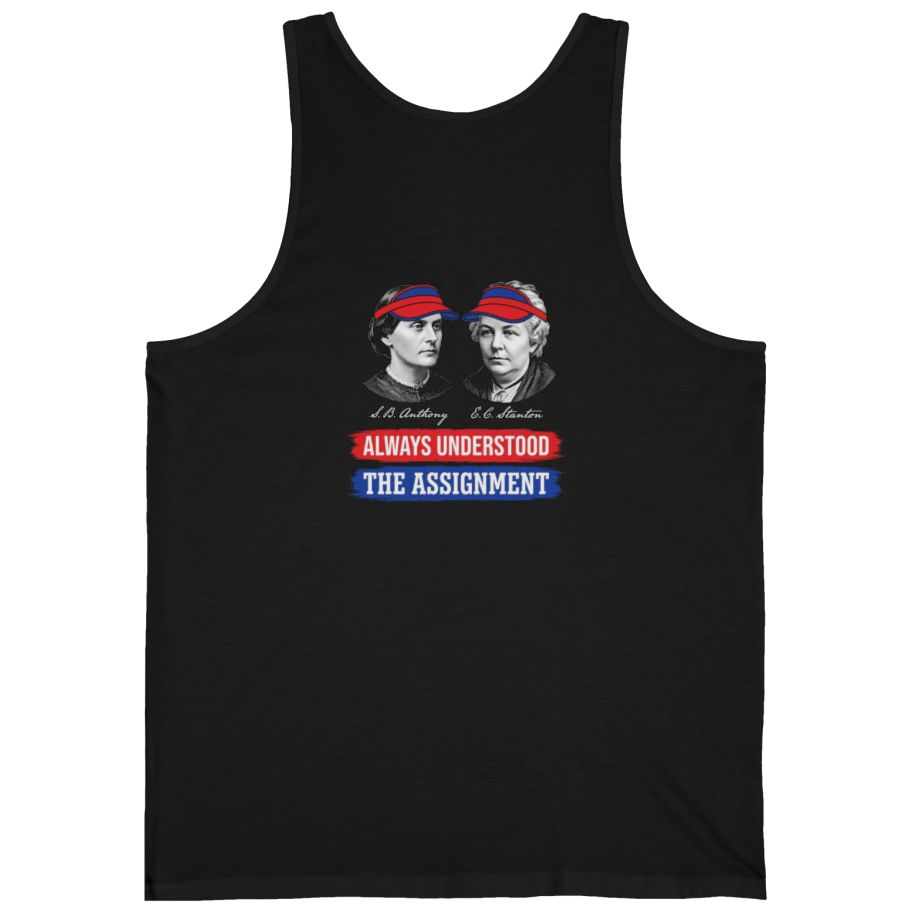 Anthony Stanton Assignment Back Print Tank Top - Black back