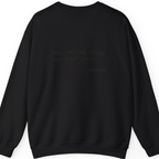 Imperialism Parental Warning Quote Back Print Sweatshirt - Black back