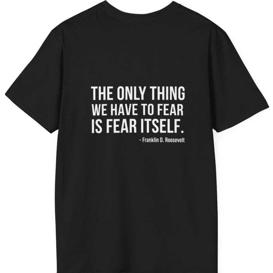 The Only Thing We Have Back Print T-Shirt - Black back