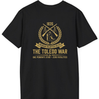 The Toledo War Michigan Volunteer Back Print T-Shirt - Black back