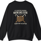 Maritime Cancel Culture Back Print Sweatshirt - Black back