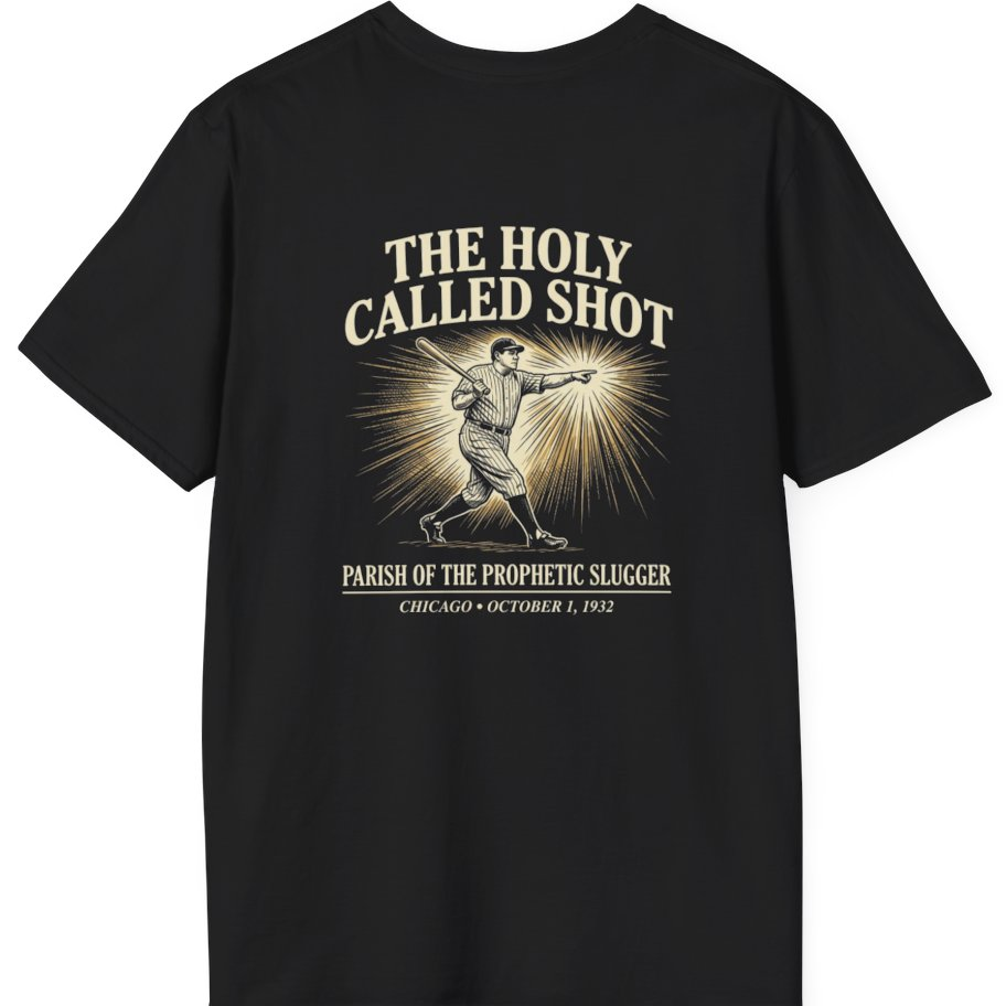 Divine Called Shot Back Print T-Shirt - Black back
