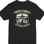 Cargo Camels WWII Usaaf Troop Back Print Premium Tee - Black back