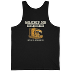 Boston Molasses Flood Tour Back Print Tank Top - Black back