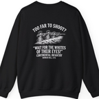 Whites of Their Eyes Bunker Back Print Sweatshirt - Black back