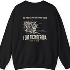 Fort Ticonderoga Ten Minutes Back Print Sweatshirt - Black back