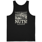 Bastogne Nuts Defiance Back Print Tank Top - Black back