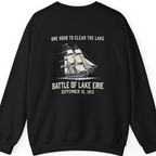Battle of Lake Erie Back Print Sweatshirt - Black back
