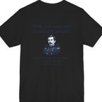 Mcclellan Antietam Attack Back Print Premium Tee - Black back