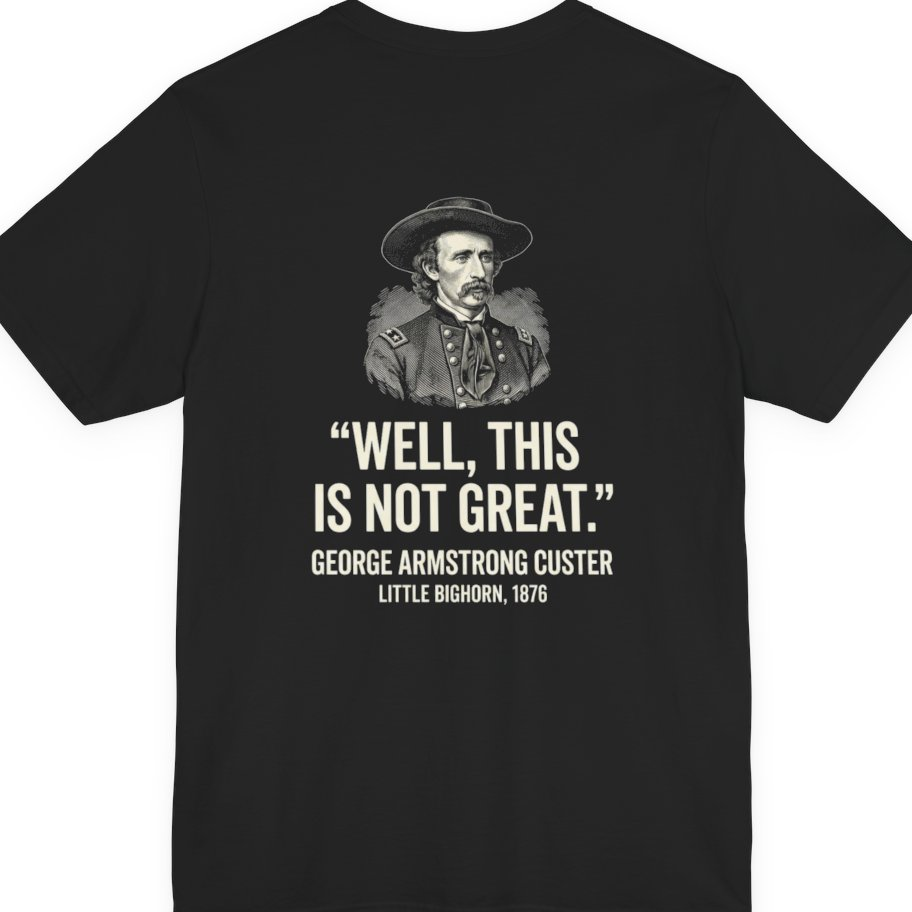 Well This Is Not Great Back Print Premium Tee - Black back