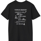 Famous Righties Back Print T-Shirt - Black back