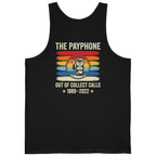 Public Payphone Memorial Back Print Tank Top - Black back