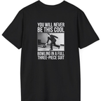 Nixon Suit Bowling Flex Back Print T-Shirt - Black back