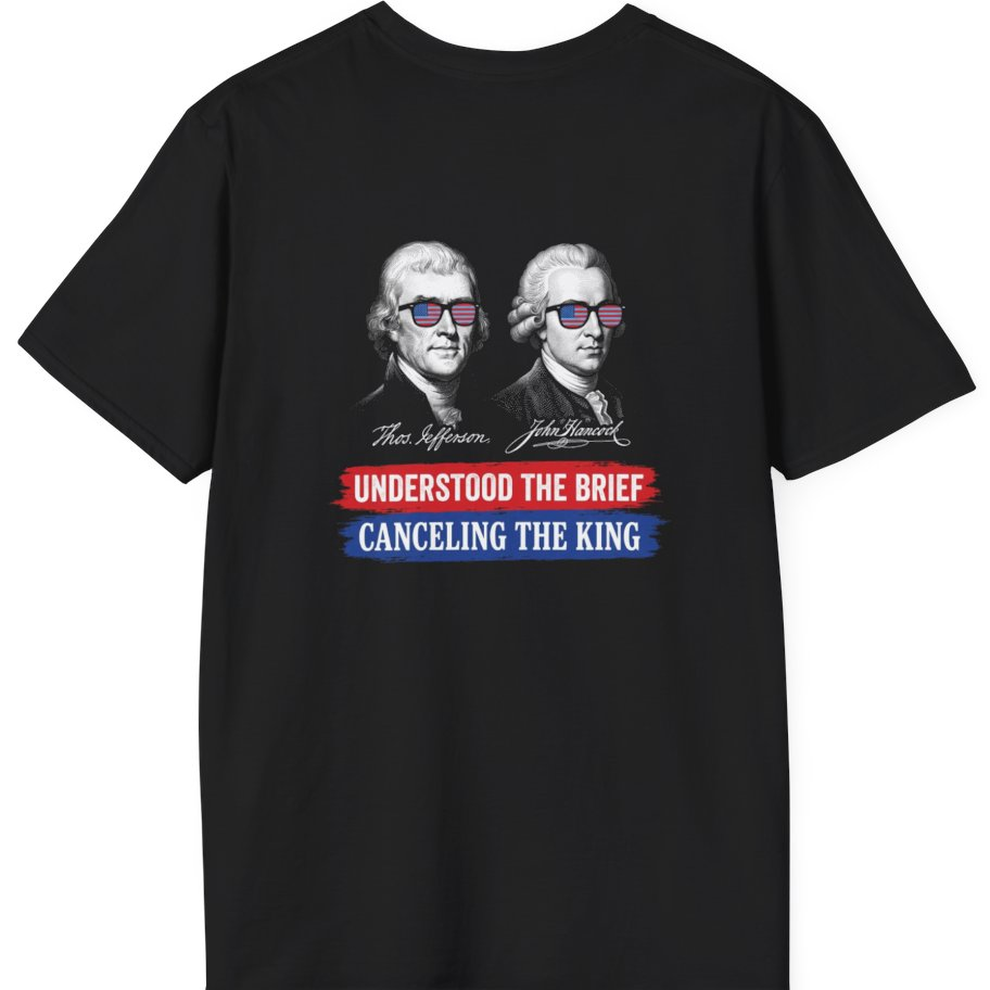 Jefferson Hancock Canceling The King Back Print T-Shirt - Black back