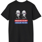 Jefferson Hancock Canceling The King Back Print T-Shirt - Black back