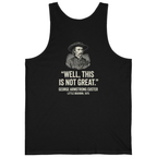 Well This Is Not Great Back Print Tank Top - Black back